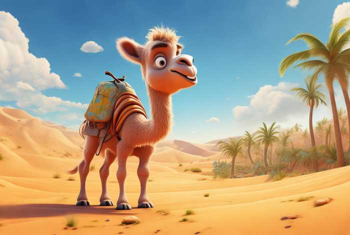儿童故事《沙漠骆驼》、沙漠骆驼儿童版