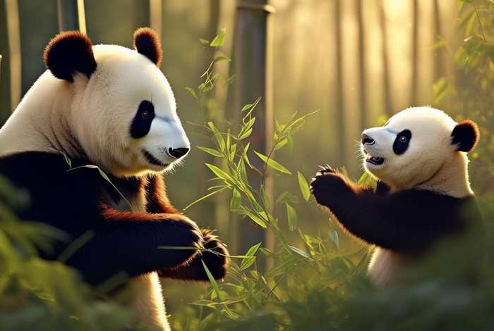 儿童故事熊猫父子 亲子故事大熊猫 儿童故事熊猫父子 亲子故事大熊猫