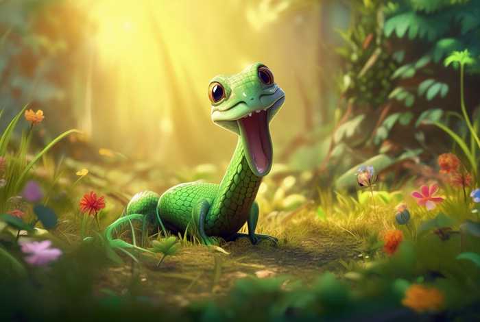 7-12岁儿童小蛇故事 幼儿蛇的故事