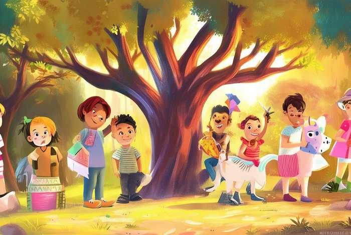 儿童角色故事 - 8个角色的幼儿故事