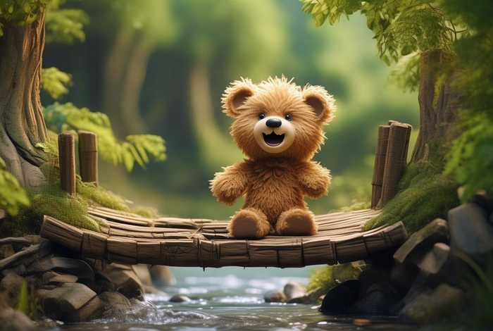 儿童文学小熊过桥故事，小熊过桥儿童文学
