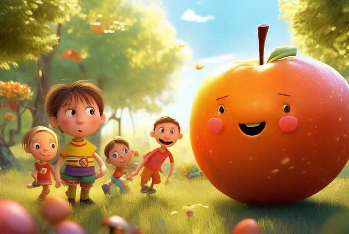 儿童故事橘子苹果 - 苹果和橘子故事