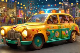 儿童出租车故事完整版，幼儿绘本出租车的故事