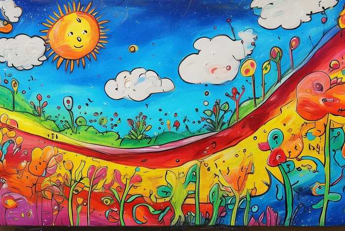 儿童创意画画（儿童创意画画5-6岁美术）