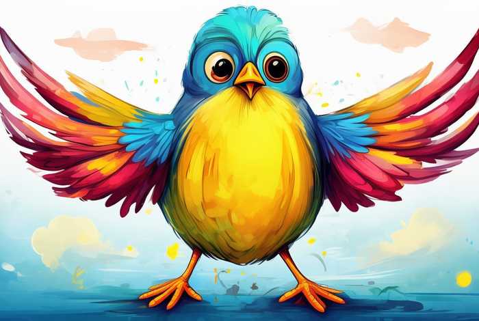 儿童画小鸟图、儿童画小鸟的图片大全可爱