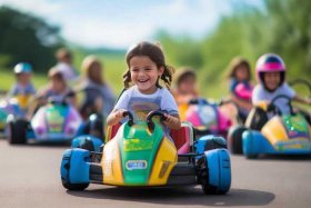 nⅰneb0t儿童卡丁车，儿童卡丁车户外