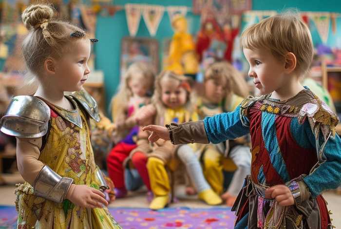 儿童角色扮演小故事2人、10人幼儿角色扮演故事