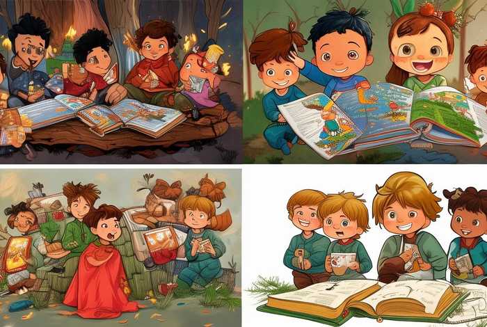 儿童英语故事连环画 英语小故事连环画4幅图片 儿童英语故事连环画 英语小故事连环画4幅图片