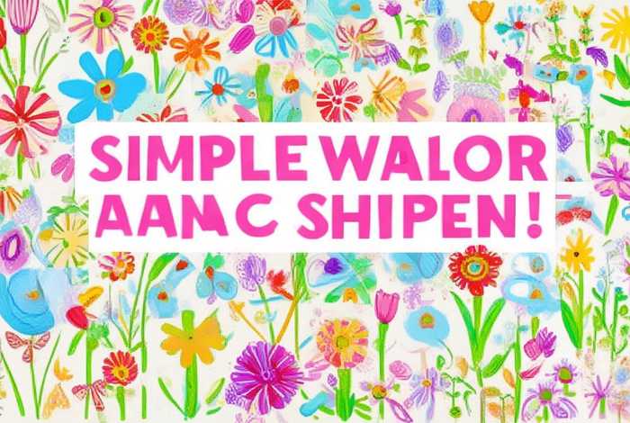 儿童花朵简笔画图片大全带颜色，儿童花朵简笔画图片大全带颜色可爱