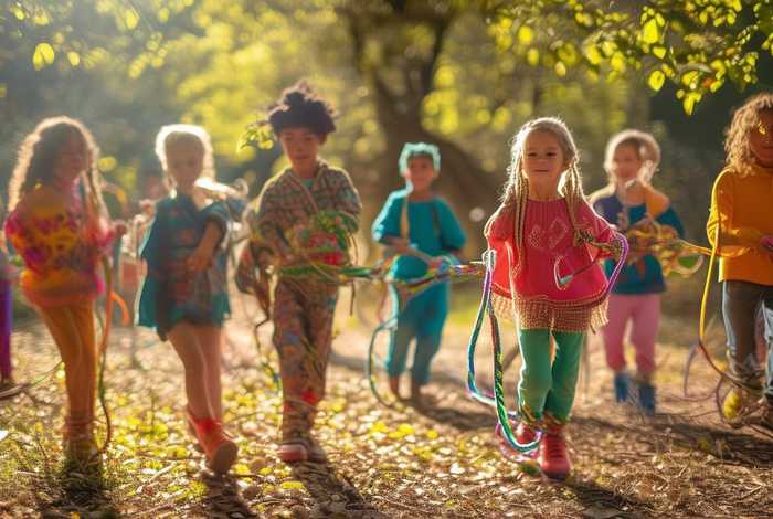 儿童绳子的故事 - 幼儿绳子的故事