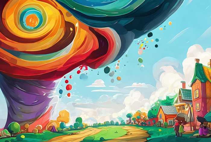 儿童版龙卷风的故事 龙卷风的幼儿故事 儿童版龙卷风的故事 龙卷风的幼儿故事