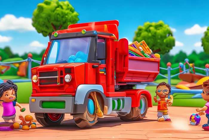 儿童翻斗车故事动画 - 翻斗车儿童动画片