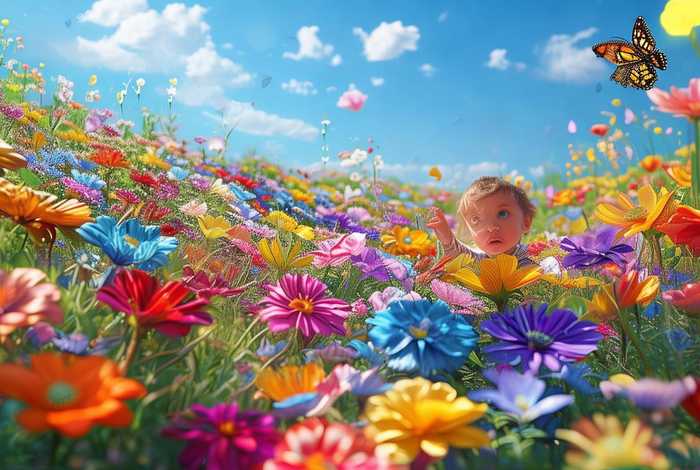 儿童故事彩虹色的花；幼儿故事彩虹色的花