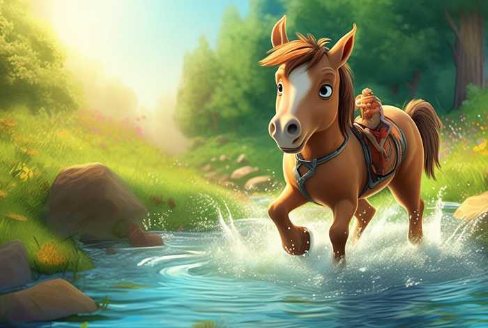 儿童故事小马过河的故事在线听，少儿故事小马过河的故事在线听