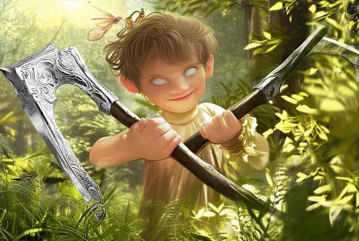 儿童故事金斧子和银斧子，金斧子和银斧子的故事读后感