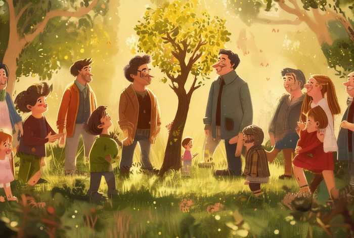 儿童童话故事十个爸爸，幼儿故事十个爸爸