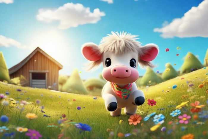 儿童故事书3-6岁牛的故事 - 幼儿故事关于牛的故事