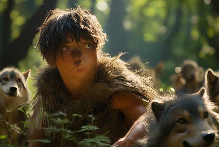 儿童狼孩故事 - 狼孩的故事动画片 儿童狼孩故事 - 狼孩的故事动画片