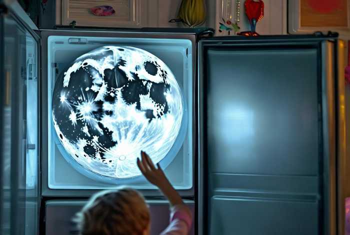 儿童故事冰箱里的月亮、冰箱里的月亮的故事