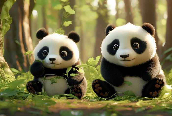 儿童故事熊猫盼盼、小熊猫盼盼的故事