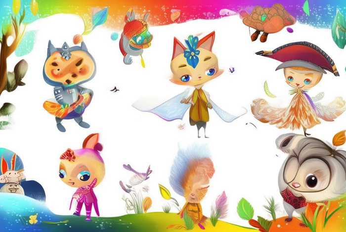 儿童故事五个角色扮演，幼儿故事四个角色扮演