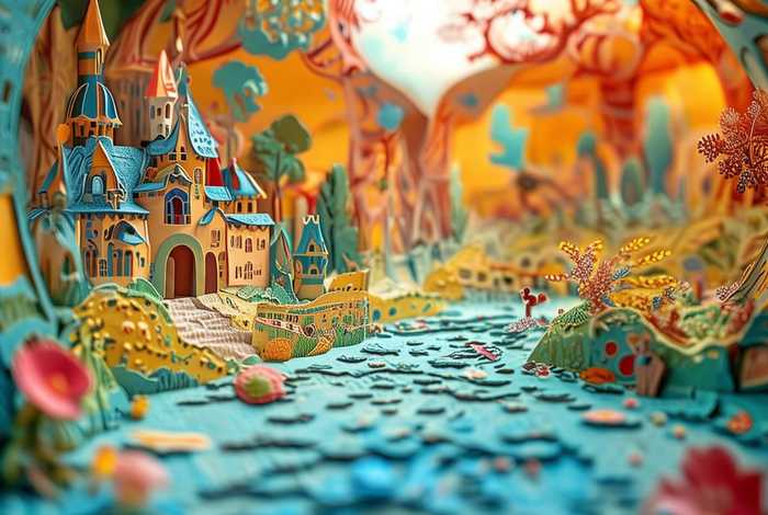 儿童故事纸浮雕 幼儿故事纸浮雕