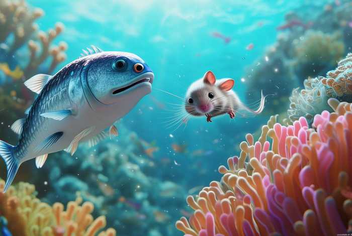 儿童故事梭子鱼和老鼠，梭子鱼捉老鼠故事