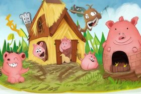 7到12岁儿童故事三只小猪；小儿故事视频三只小猪