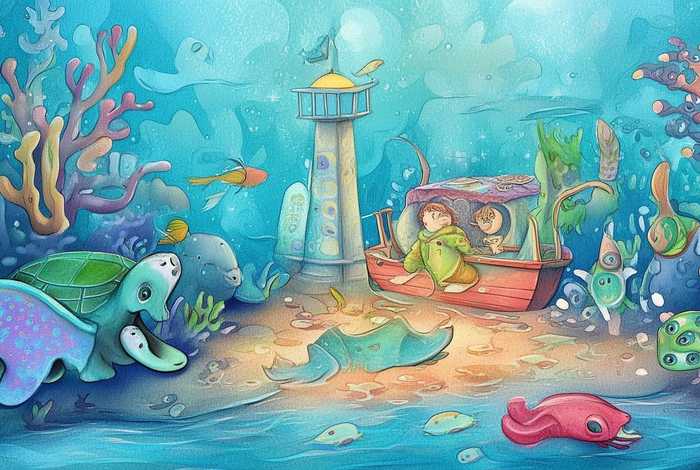 儿童睡前故事之海底动物，海洋动物睡前故事文字版