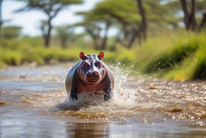 儿童故事 河马的故事 - 幼儿河马的故事