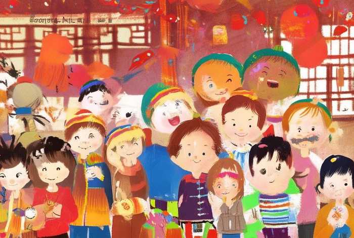 儿童新年简笔画图片（儿童新年简笔画图片大全）