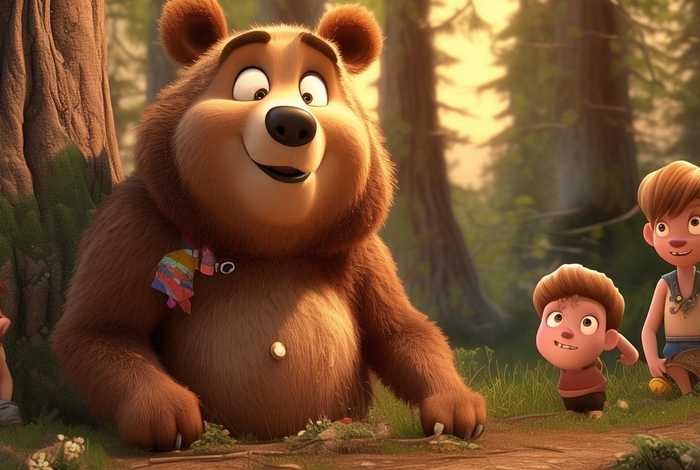 儿童故事大棕熊的秘密；大棕熊的秘密故事内容