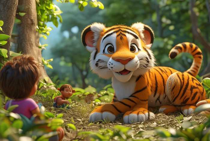 儿童故事老虎视频（老虎幼儿故事视频）