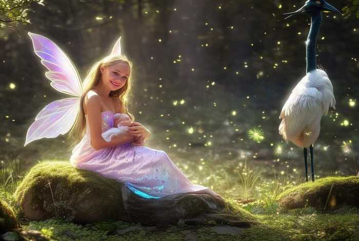 儿童睡前故事仙鹤 - 宝宝睡前故事仙子的故事