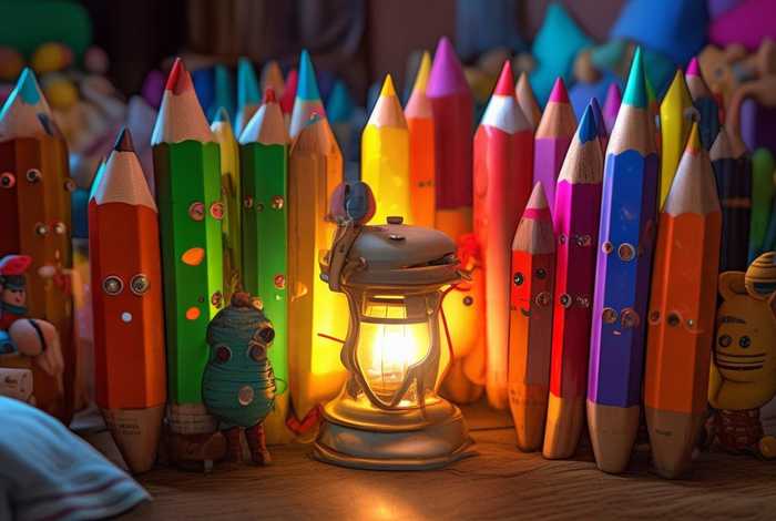 儿童睡前彩色铅笔故事，彩色铅笔的故事