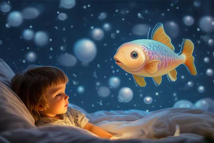 儿童睡前故事小鱼睡觉；小鱼儿的睡前故事