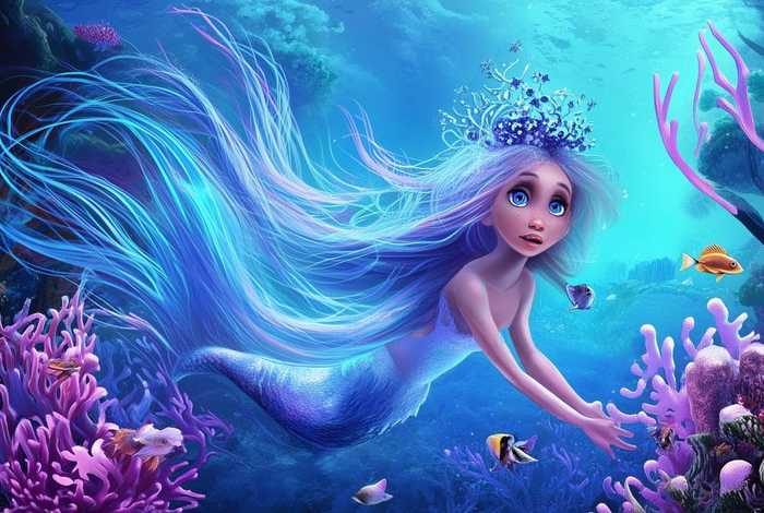 儿童绘本故事海的女儿完整版、海的女儿绘本故事完整图画