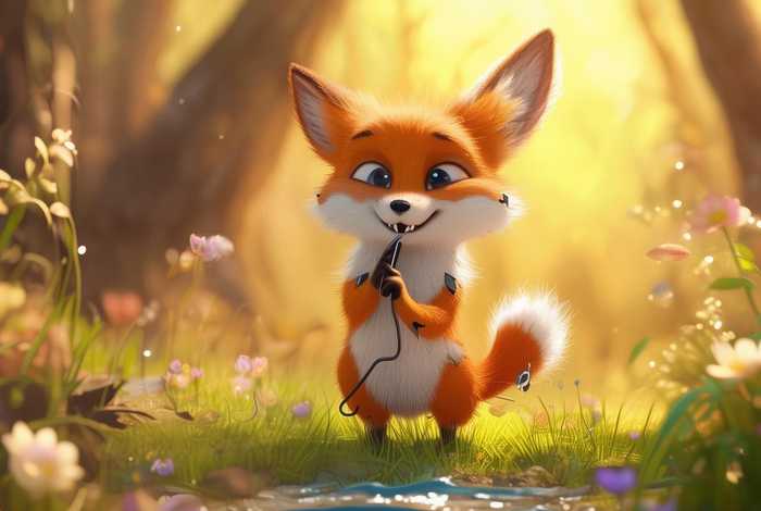 儿童故事爱唱歌的小狐狸；会唱歌的小狐狸故事