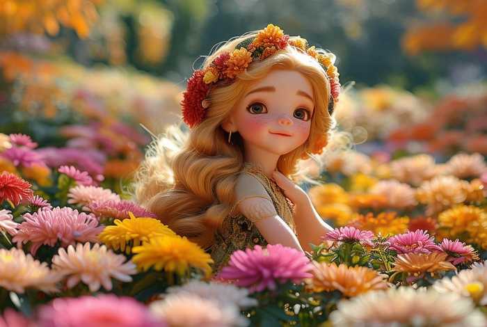 儿童故事菊花公主、关于菊花的幼儿小故事