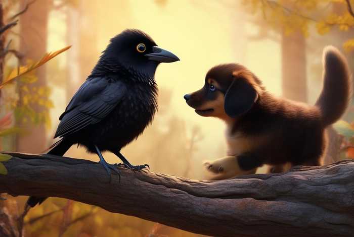 儿童故事完整版乌鸦，乌鸦的幼儿故事