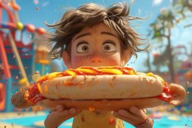 儿童回忆热狗，儿童回忆热狗图片