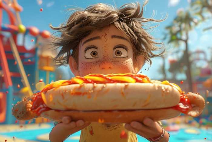 儿童回忆热狗，儿童回忆热狗图片