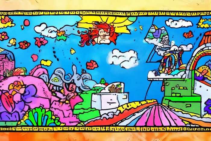 儿童神话故事手抄报（神话故事手抄报怎么画简单的）