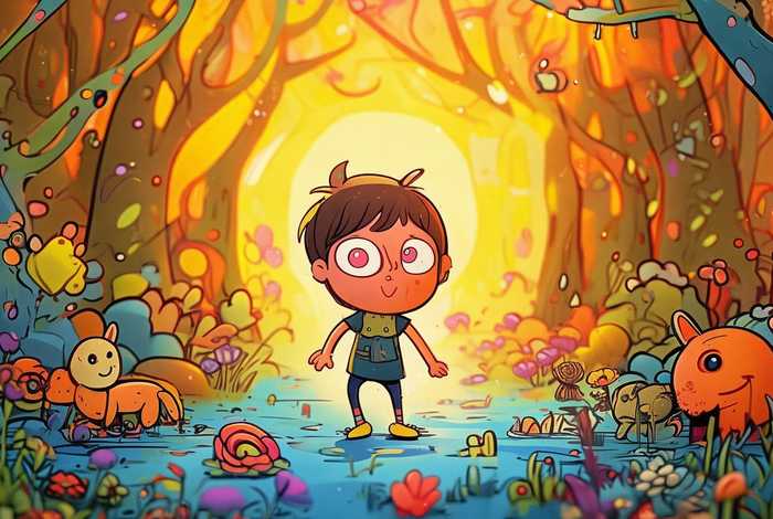 儿童故事配画面，幼儿故事配图简笔画