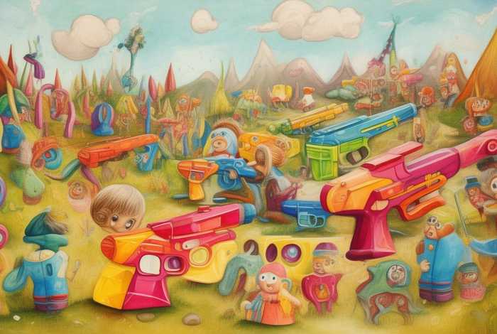 儿童枪故事大全；儿童枪简笔画图片大全