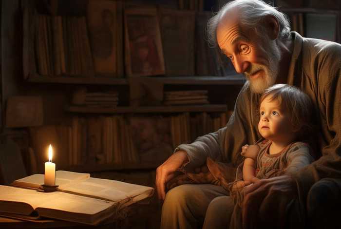 儿童睡前故事老人与小偷（有老人与小孩故事的题材）