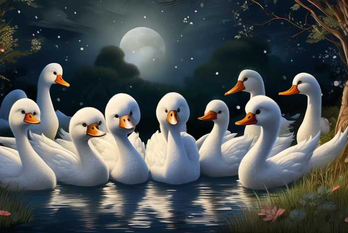 《野天鹅》3-6岁儿童睡前故事 十二个野天鹅睡前故事