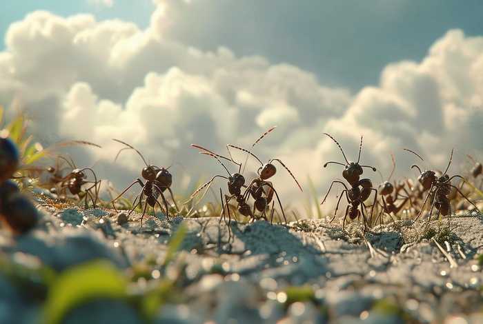 儿童笑话小故事蚂蚁补天 - 蚂蚁补天民间故事