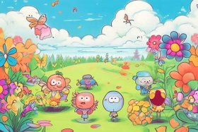 儿童动漫绘画作品、儿童动漫绘画作品简单漂亮