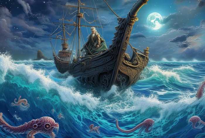 儿童故事海王的故事 海王的神话故事 儿童故事海王的故事 海王的神话故事